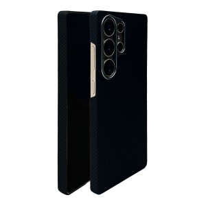 Nettech Samsung Galaxy S25 Ultra Uyumlu NT-N075 Kevlar Karbon Arka Koruma Kılıf (Siyah) NT-113712
