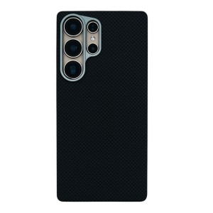 Nettech Samsung Galaxy S25 Ultra Uyumlu NT-N075 Kevlar Karbon Arka Koruma Kılıf (Siyah) NT-113712