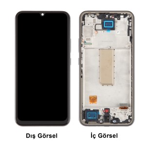 Teknonet Samsung Galaxy A34 5G Uyumlu Hk Lcd+Dokunmatik+Çıtalı (Siyah) NT-110147