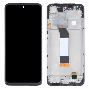 Teknonet Xiaomi Redmi Note 10 5G Uyumlu Org Lcd+Dokunmatik+Çıtalı (Siyah) NT-102104