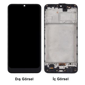 Teknonet Samsung Galaxy M31 Uyumlu Oled Lcd+Dokunmatik+Çıtalı (Siyah) NT-105554