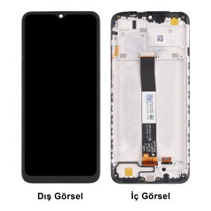Teknonet Xiaomi Redmi 9C Uyumlu Org Lcd+Dokunmatik+Çıtalı (Siyah) NT-99585