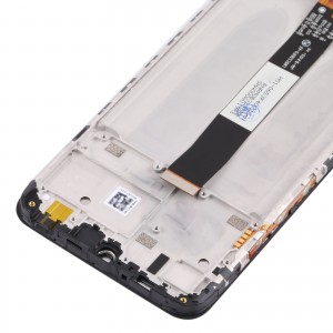Teknonet Xiaomi Redmi 9C Uyumlu Org Lcd+Dokunmatik+Çıtalı (Siyah) NT-99585