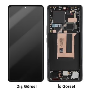 Teknonet Xiaomi Mi 13 Ultra Uyumlu Org Lcd+Dokunmatik+Çıtalı (Siyah) NT-110371