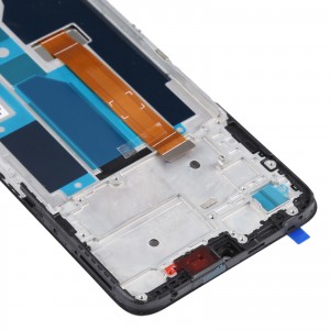 Teknonet Oppo A55 5G Uyumlu Org Lcd+Dokunmatik+Çıtalı (Siyah) NT-110146