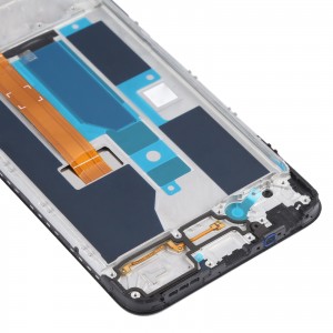 Teknonet Oppo A55 5G Uyumlu Org Lcd+Dokunmatik+Çıtalı (Siyah) NT-110146