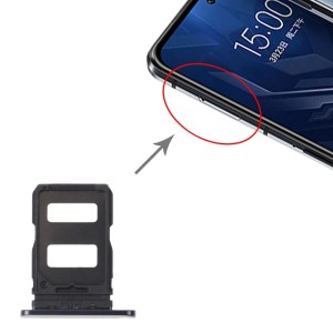 Teknonet Xiaomi Mi 14 Pro Uyumlu Hafıza Kart + Sim Metali (Siyah) NT-112153