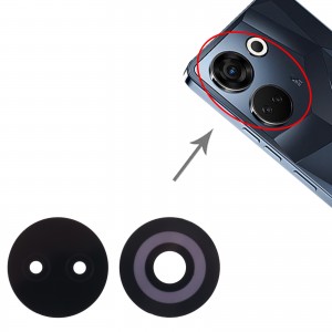 Teknonet Tecno Camon 20 Uyumlu Kamera Camı (Siyah) NT-109864