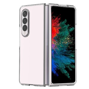 Nettech Samsung Galaxy Z Fold 4 Uyumlu Ultra Korumalı Arka Koruma Kılıf (Şeffaf) NT-104190