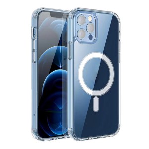 Nettech Apple iPhone 11 Pro Uyumlu MagSafe Kamera Korumalı Arka Koruma Kılıf (Şeffaf) NT-98087