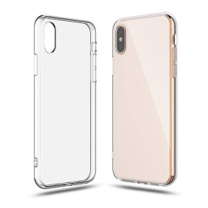 Nettech Apple iPhone XS Max Uyumlu Matte Frame Seri Arka Koruma Kılıf (Şeffaf) VR-19735