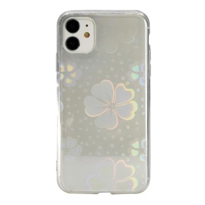 Nettech Apple iPhone 11 Uyumlu Gölge Neon Desen Arka Koruma Kılıf (Şeffaf) NT-94930