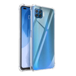 Nettech Oppo Reno 4 Lite Uyumlu Rarroz Seri Arka Koruma Kılıf (Şeffaf) NT-88479