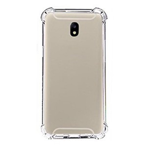 Rarroz Samsung Galaxy C710 J7 Plus Uyumlu Arka Koruma Arka Koruma Kılıf (Şeffaf) VR-10997
