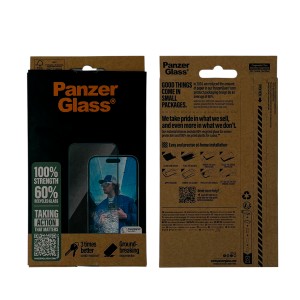 PanzerGlass Apple iPhone 16 Pro Max Uyumlu 6D Glas Full Cam Koruyucu (Şeffaf) NT-115043