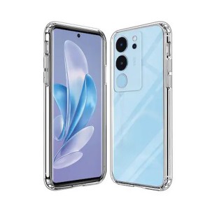 Nettech Vivo V29 Uyumlu Lüx Seri Kamera Korumalı Arka Koruma Kılıf (Şeffaf) NT-106317
