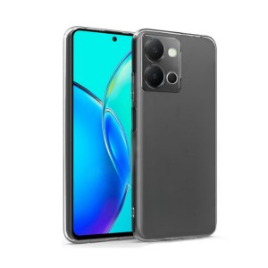 Nettech Vivo Y36 Uyumlu Lüx Seri Kamera Korumalı Arka Koruma Kılıf (Şeffaf) NT-106316