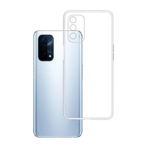 Nettech Oppo A74 Uyumlu Lüx Seri Kamera Korumalı Arka Koruma Kılıf (Şeffaf) NT-94534