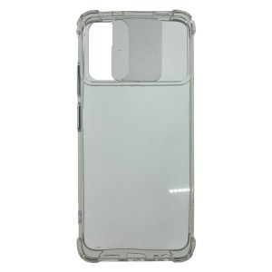 Nettech Samsung Galaxy S21 Ultra Uyumlu Şeffaf Kamera Kızaklı Arka Koruma Kılıf (Şeffaf) NT-91254
