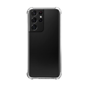 Nettech Samsung Galaxy S21 Ultra Uyumlu Rarroz Seri Arka Koruma Kılıf (Şeffaf) NT-88114