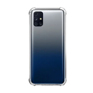 Nettech Samsung Galaxy M31S Uyumlu Rarroz Seri Arka Koruma Kılıf (Şeffaf) NT-88103