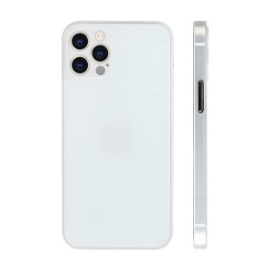 Nettech Apple iPhone 12 Pro Max Uyumlu Karbon Seri Arka Koruma Kılıf (Şeffaf) NT-85709