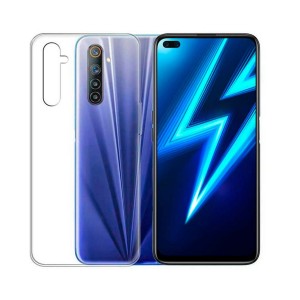 Nettech Realme 6 Pro Uyumlu Tıpalı Şeffaf Seri Arka Koruma Kılıf (Şeffaf) NT-82273