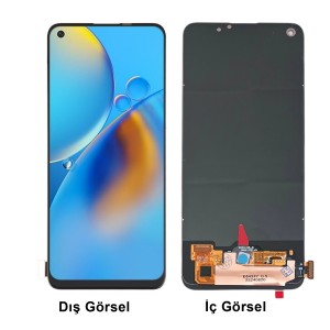 Teknonet Oppo A96 5G Uyumlu Oled Lcd+Dokunmatik (Siyah) NT-115076