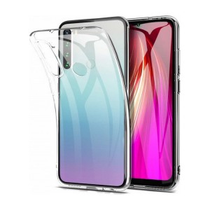 Nettech Xiaomi Redmi Note 8 Uyumlu Lüx Seri Kamera Korumalı Arka Koruma Kılıf (Şeffaf) VR-19783