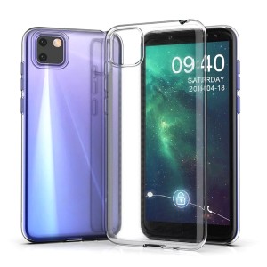 Baseus Huawei Y5p Uyumlu Tıpalı Şeffaf Seri Arka Koruma Kılıf (Şeffaf) VR-6478
