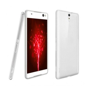 Nettech Sony Xperia C5 Ultra Uyumlu Şeffaf Seri Arka Koruma Kılıf (Şeffaf) VR-6526