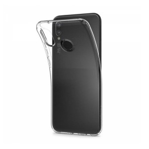 Nettech Huawei P20 Lite Uyumlu Tıpalı Şeffaf Seri Arka Koruma Kılıf (Şeffaf) VR-12150