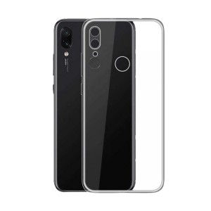 Nettech Xiaomi Redmi Note 7 Uyumlu Tıpalı Şeffaf Seri Arka Koruma Kılıf (Şeffaf) VR-18969