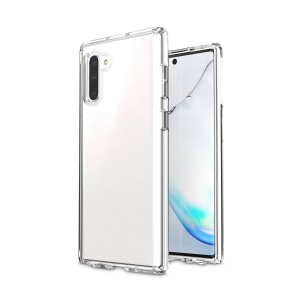 Nettech Samsung Galaxy Note 10 Uyumlu Tıpalı Şeffaf Seri Arka Koruma Kılıf (Şeffaf) VR-18973