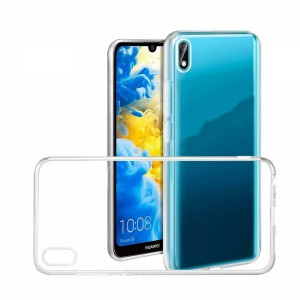 Baseus Huawei Y5 2019 Uyumlu Tıpalı Şeffaf Seri Arka Koruma Kılıf (Şeffaf) VR-19691