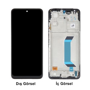Teknonet Xiaomi Poco X5 Uyumlu Oled Lcd+Dokunmatik+Çıtalı (Siyah) NT-115123