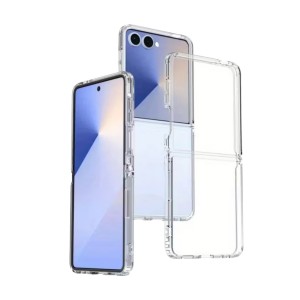 Nettech Samsung Galaxy Z Flip 7 Uyumlu PC Seri Arka Koruma Kılıf (Şeffaf) NT-115105
