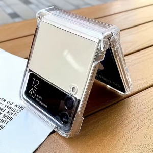 Nettech Samsung Galaxy Z Flip 6 Uyumlu PC Seri Arka Koruma Kılıf (Şeffaf) NT-115104