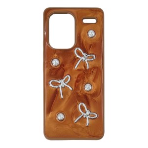Nettech Xiaomi Redmi Note 13 Pro Plus Uyumlu Manu Seri Arka Koruma Kılıf (Kahverengi) NT-115345