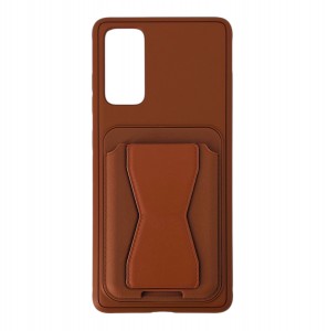 Nettech Samsung Galaxy S20 FE Uyumlu NT-N087 Arka Koruma Kılıf (Kahverengi) NT-115147