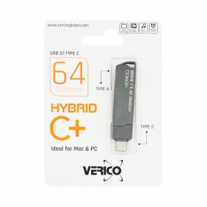 Verico TDDY63 64 Gb USB+Type-C Flash Bellek (Gümüş) NT-95990
