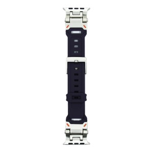 Nettech Apple Watch Series 10 46 mm Uyumlu Silikon Kordon (Mor) NT-115509