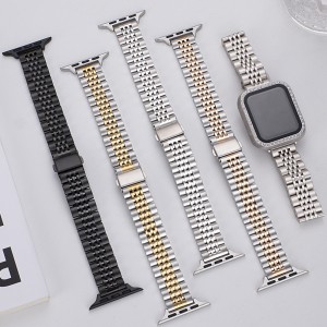 Nettech Apple Watch Ultra 49 mm Uyumlu Metal Kordon (Siyah) NT-112477