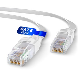 Rose RC-820-3 Plastik 300 Cm CAT6 3 Metre Ethernet Kablosu (Beyaz) NT-115516