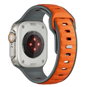 Nettech Apple Watch Seri 40/38 mm Uyumlu Silikon Kordon (Turuncu) NT-112517