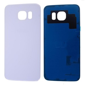 Teknonet Samsung Galaxy G920 S6 Uyumlu VR-5351 Batarya Kapağı (Beyaz) VR-5351
