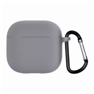 Nettech Apple Airpods 4 Uyumlu Sert Nano Arka Koruma Kılıf (Gri) NT-115503