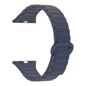 Nettech Apple Watch Seri 42/44 mm Uyumlu Silikon Kordon (Lacivert) NT-115485