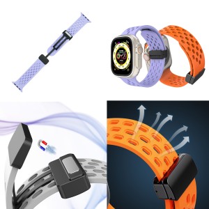 Nettech Apple Watch Seri 40/38 mm Uyumlu Silikon Kordon (Siyah) NT-112505