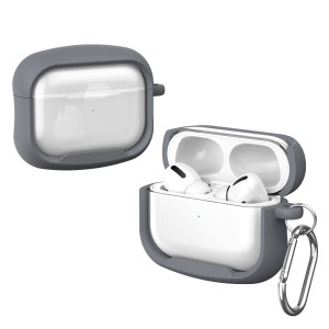 Nettech Apple Airpods 4 Uyumlu Airpods Tank Arka Koruma Kılıf (Gri) NT-112353